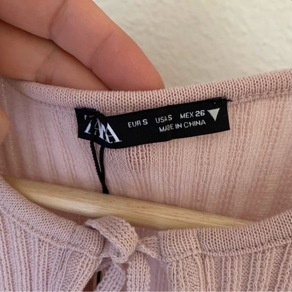 ZARA Ribbed Tank Size S - Picture 2 of 2